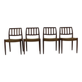 Danish design dining chairs by Niels O. Møller