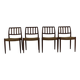 Danish design dining chairs by Niels O. Møller