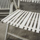 Set of 4 folding garden chairs Youpy, René Gleizes, vintage 60s