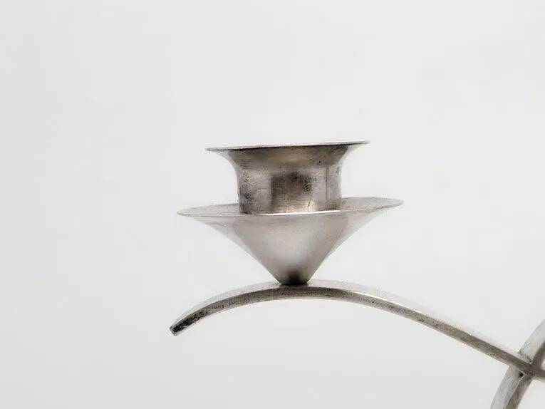 Db9 wellner two-arm candle holder art deco