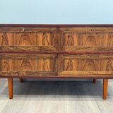 Low Scandinavian cabinet in Rio rosewood