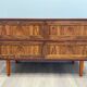 Meuble bas scandinave en palissandre de Rio