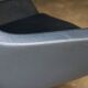 Scandinavian armchair swedese in leather (1970s). very good condition.