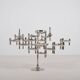 Set of footed candlesticks designed by Hans Nagel for BMF, 1974