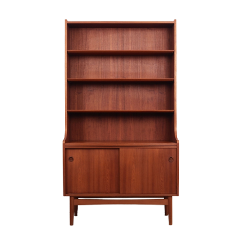 Teak bookcase, Danish design, 1960s, designer: Johannes Sorth, production: Bornholm