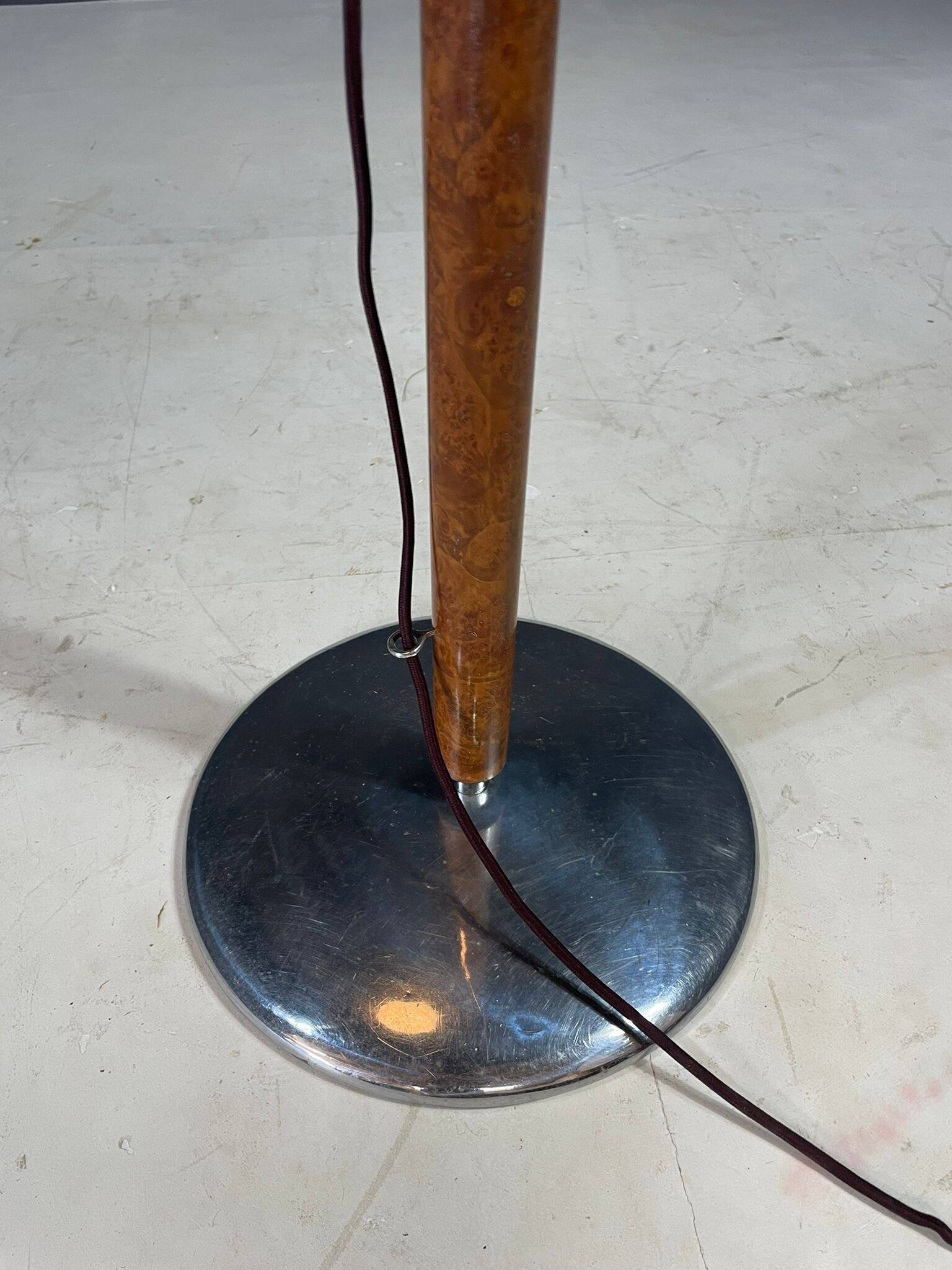 Halabala floor lamp, Czechoslovakia, 1930s – fully functional
