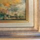 Oil on canvas "a Village in Brittany" signed by Raymond Scuiller