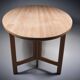 Table à manger en pin cérusé. Ollé Pira. Suède années 1960