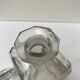 Perfume bottle crystal XIXth with cap facets