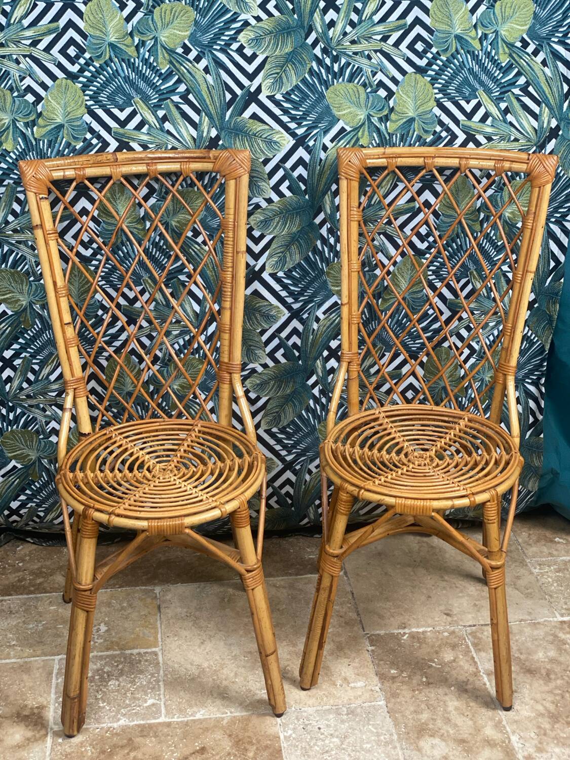 Vintage rattan chairs