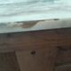Sideboard - 1920 - art deco - 1 door - 2 drawers - gray marble top