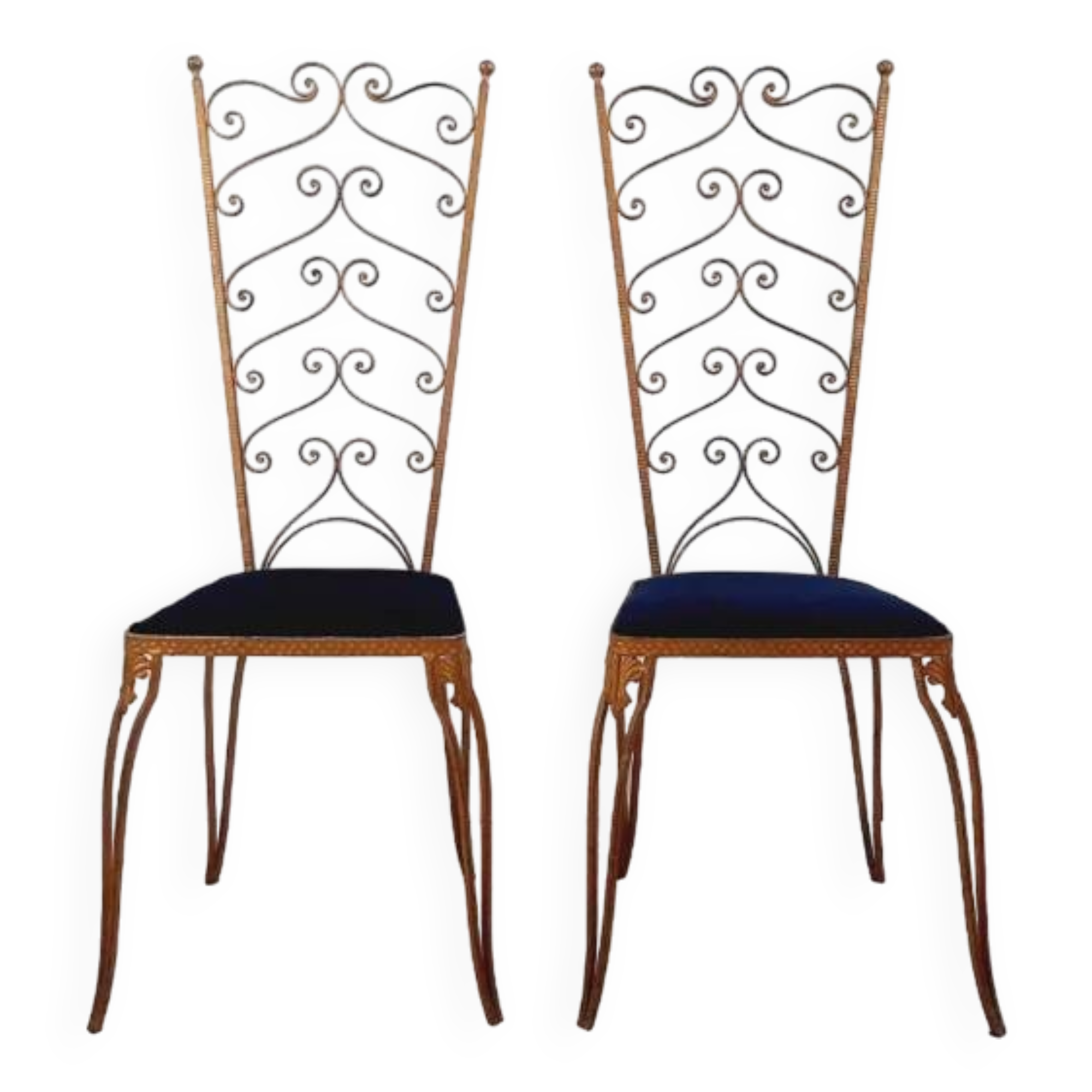 Pair of vintage chairs, design Pier Luigi Colli