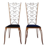 Pair of vintage chairs, design Pier Luigi Colli