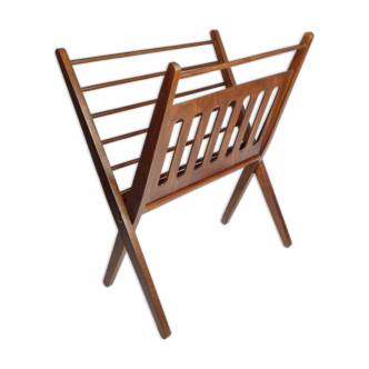 Folding teak magazine door by Cees Braakman