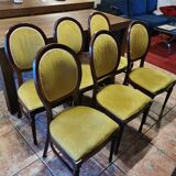 6 medallion chairs