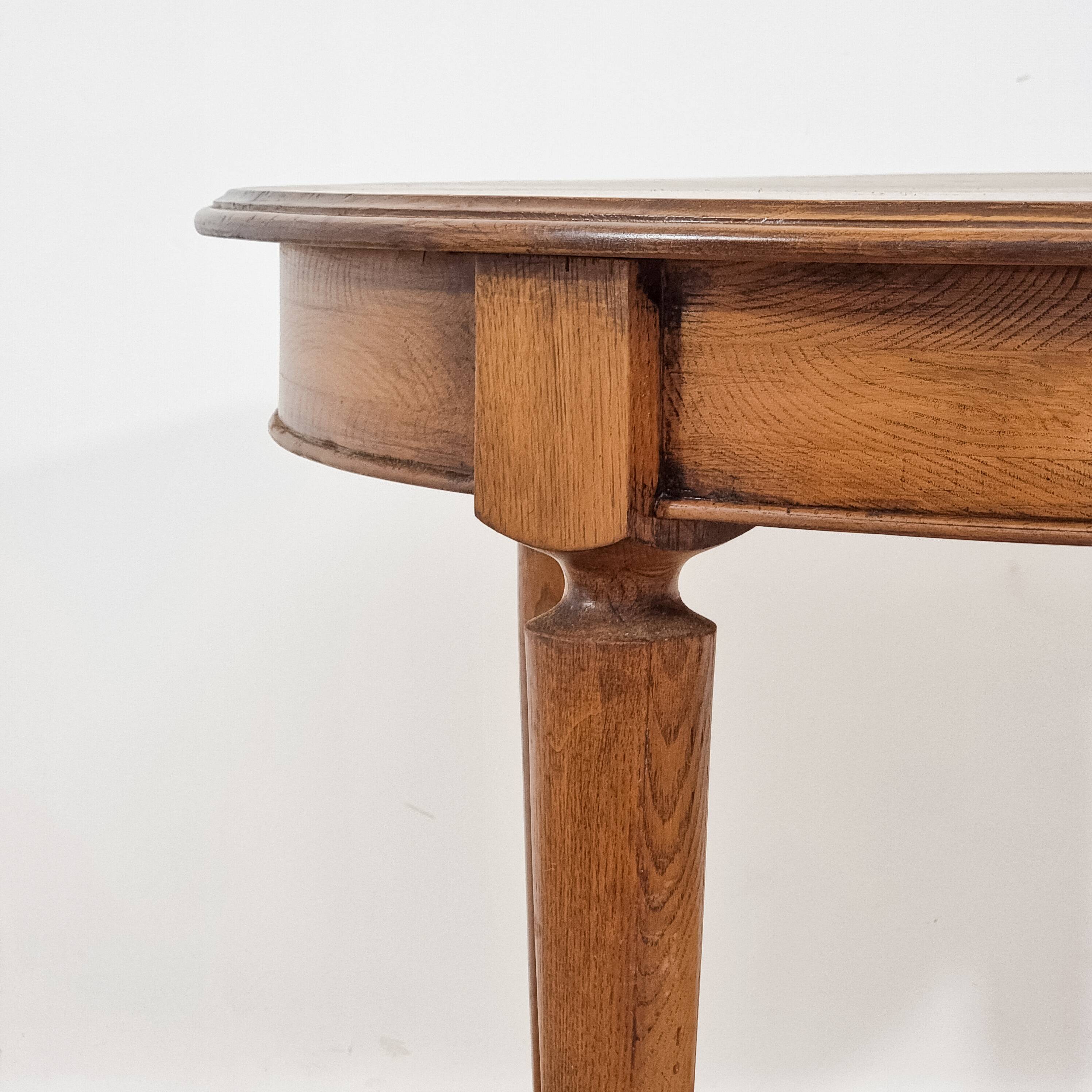 1940s solid wood dining table