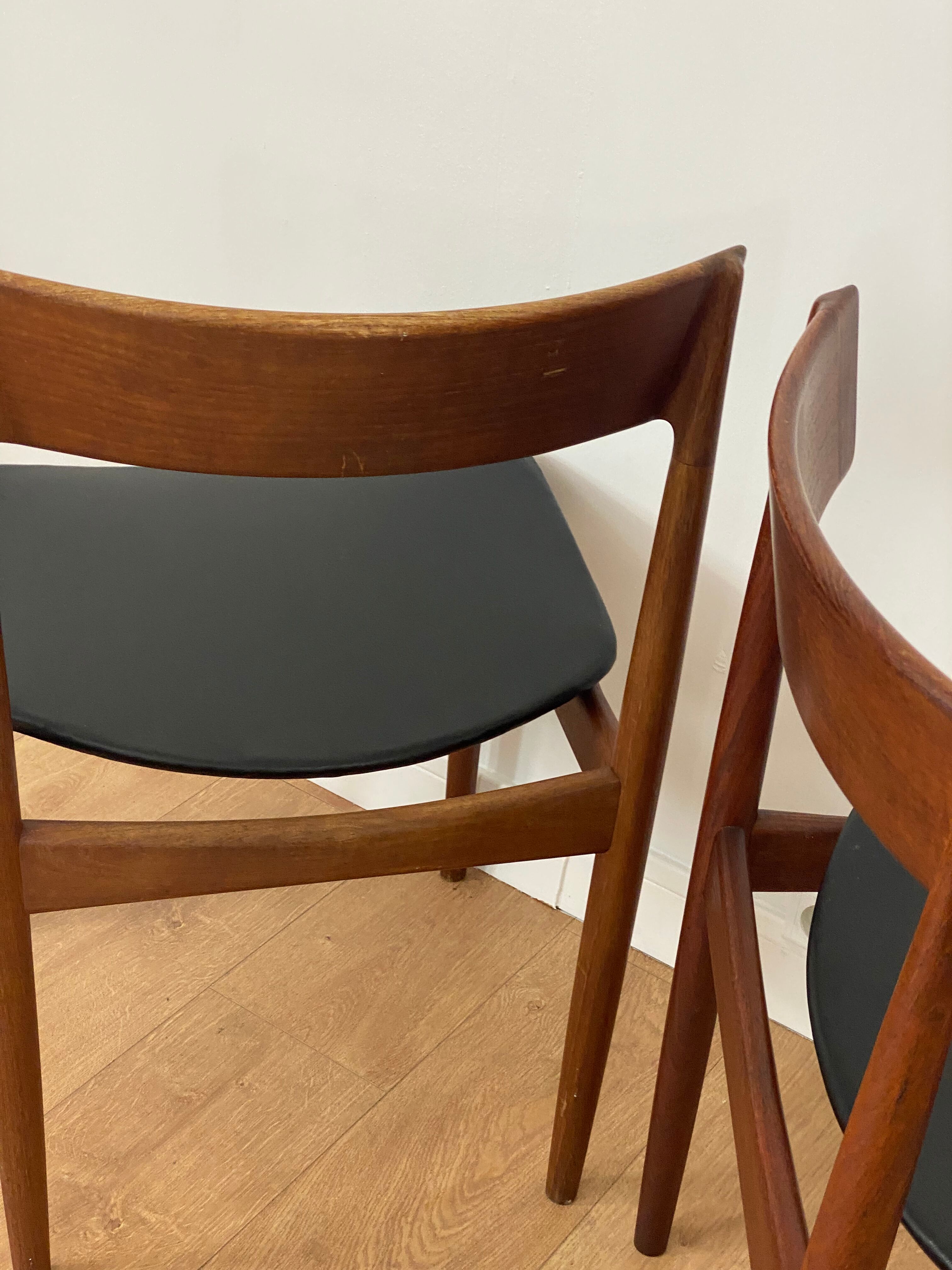 Pair of Scandinavian teak chairs Sorensen