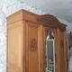 Solid oak dressing cabinet