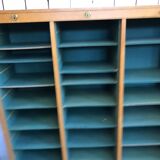 Triple oak notary filing cabinet