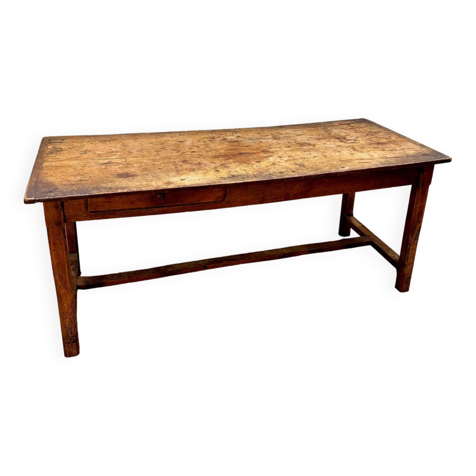 Farm Table In Natural Wood From The 18th Century