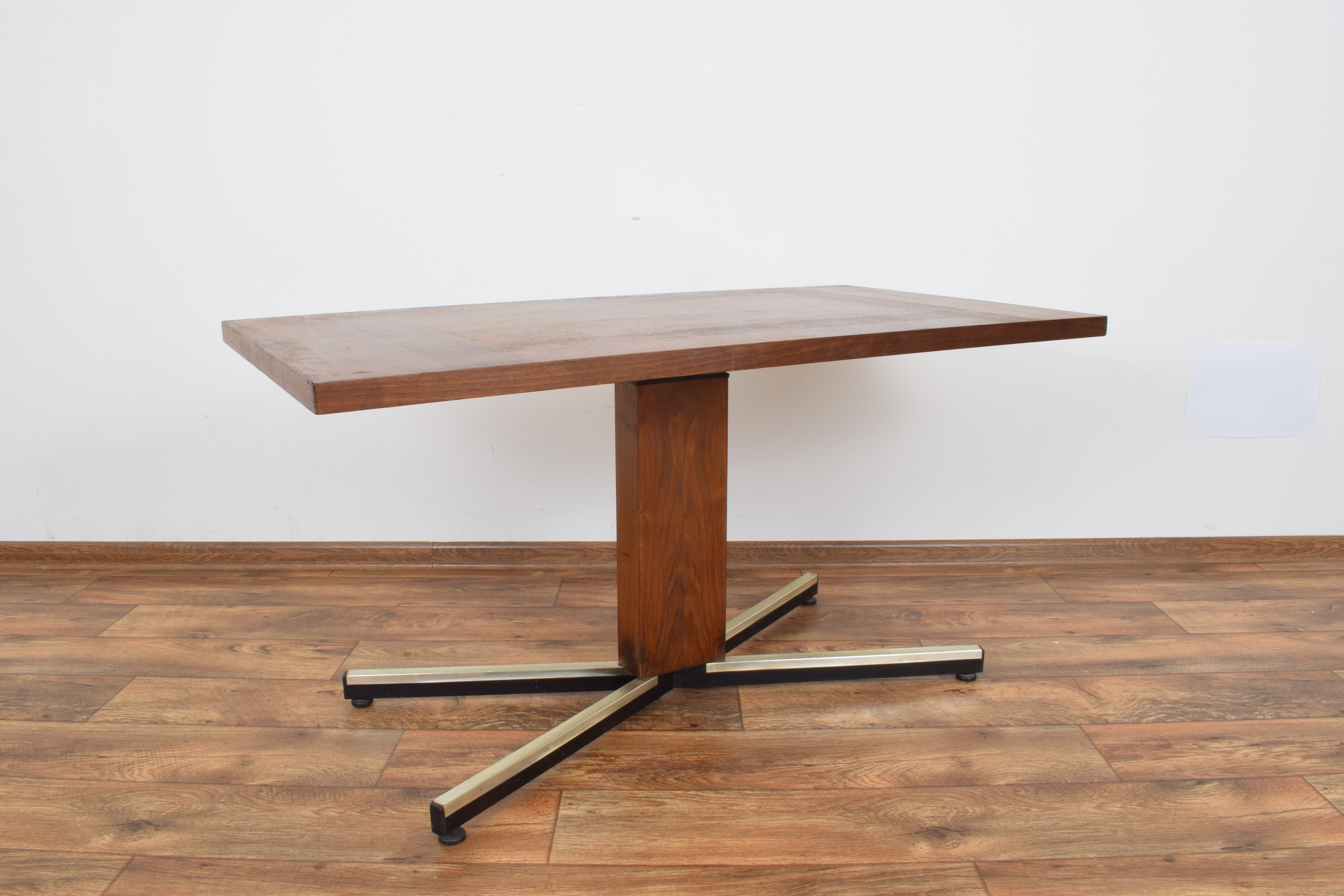 Mid-century teak german table, 1970