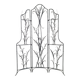 Artistic wrought iron screen