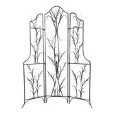 Artistic wrought iron screen