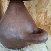 Lampe en terre cuite ancienne