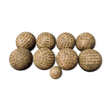 Set of studded balls