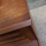 High sideboard of the 60s in teak