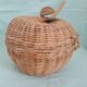 Wicker apple box
