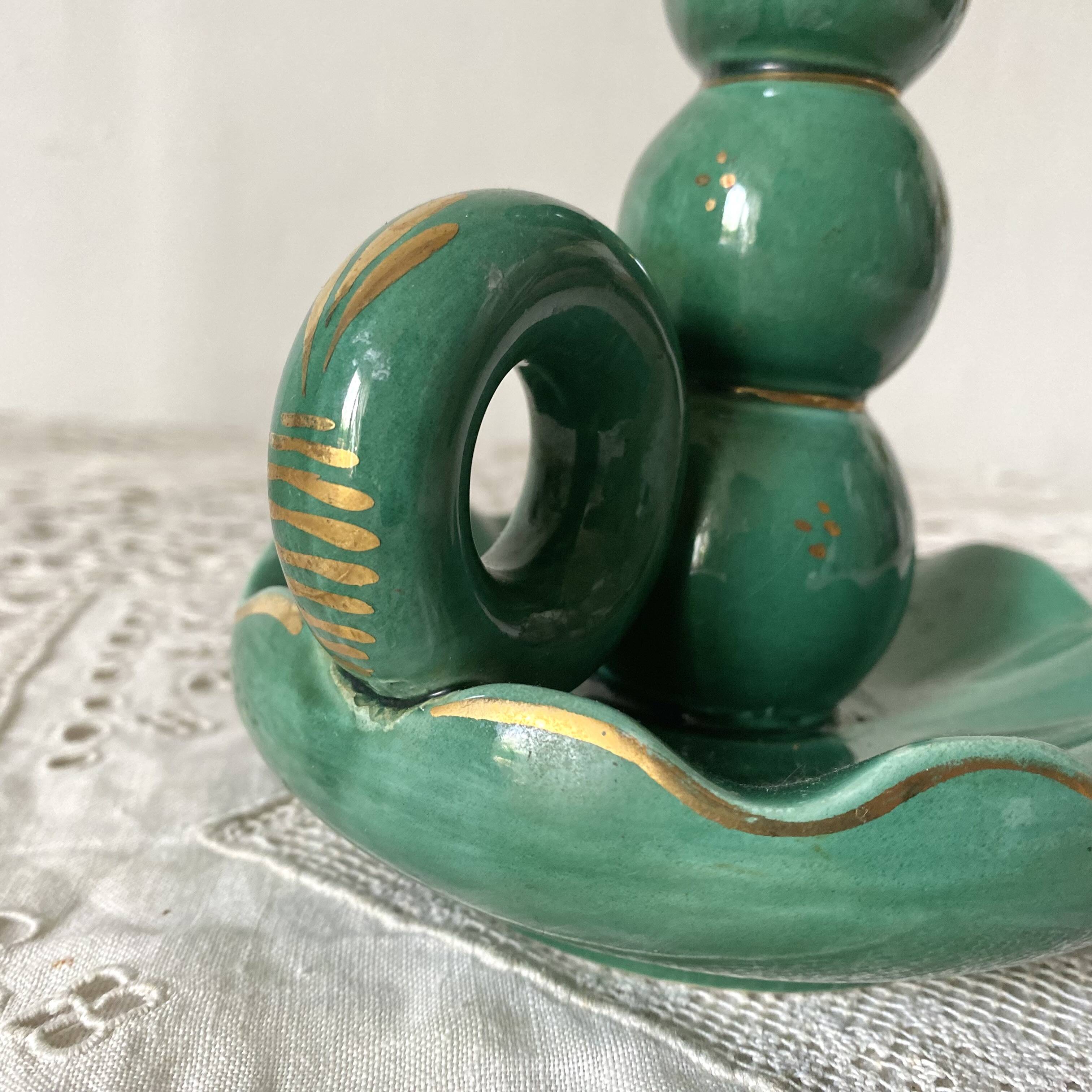 Bougeoir en céramique années 50