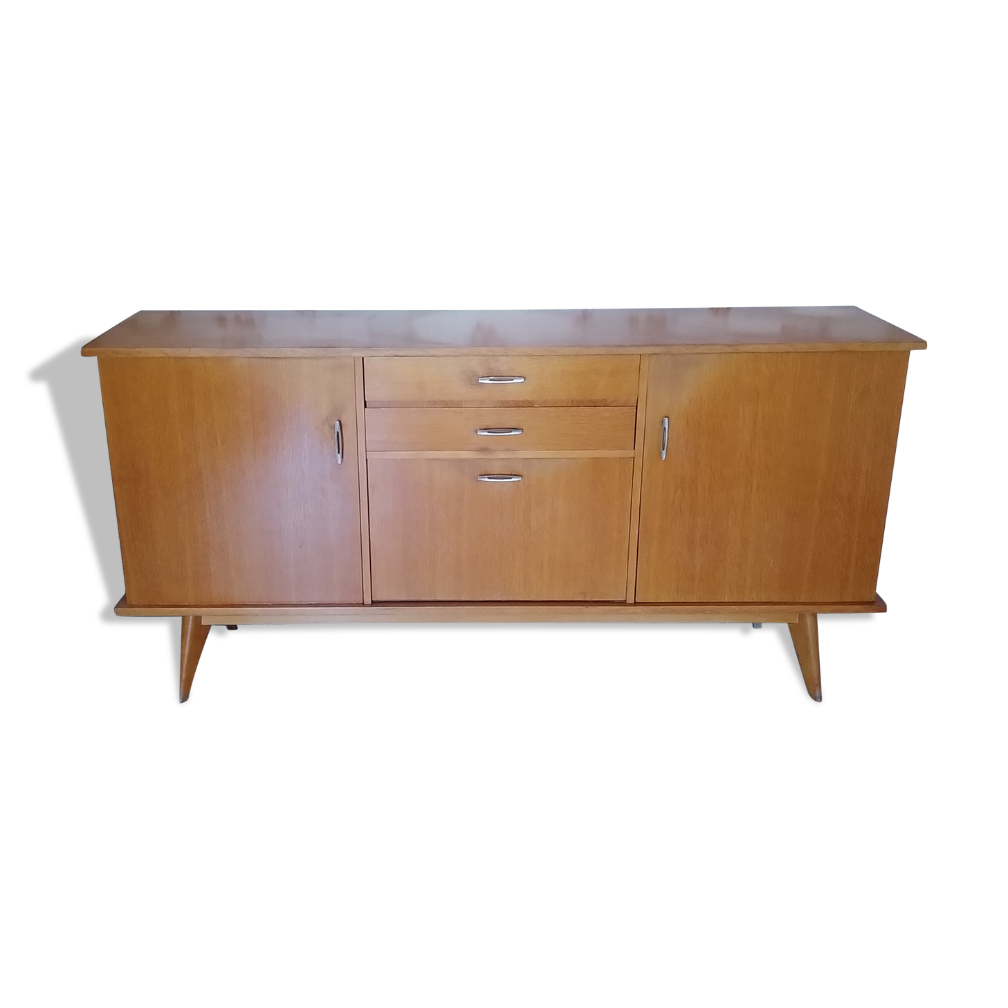 Vintage sideboard with compass feet
