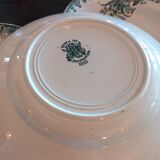 4 iron earth soup plates. Iris model.