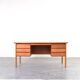 Mid-Century Danish Teak Desk, 1970s.