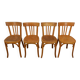 Chaises bistrot Baumann, set de 4