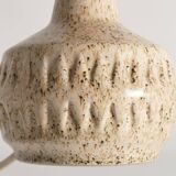 Mid-Century Modern Brown Speckled Stoneware Table Lamp by EGO, Sweden 1960s