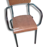 Tubular Chair wood and metal