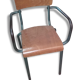 Chaise tubulaire bois et métal