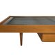 Vintage daybed 1960s minimalist design with drawer in wood