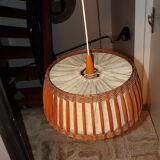 Scandinavian suspension in jute and wicker Ø 44cm