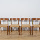 Mid-Century Modern Dining Chairs by Arne Hovmand-Olsen for Mogens Kold, 1960s, Set of 4