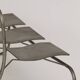 Sculptural metal bench / Artist's work dating from 2000