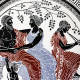 Greek decorative plate