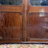 Library - English mahogany display cabinet