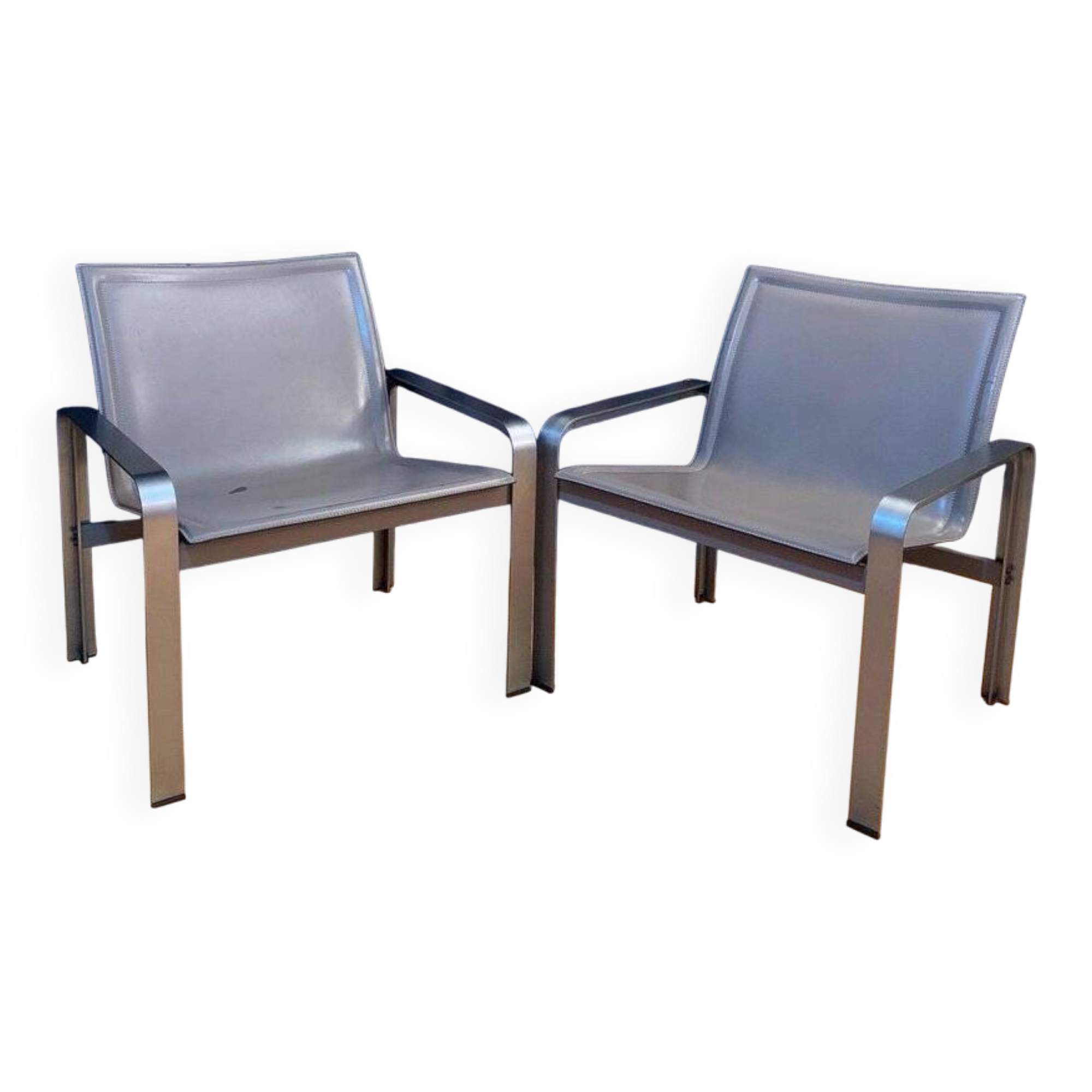 Set of armchairs by Jacques Toussaint & Patrizia Angeloni for Matteo Grassi, 1970s