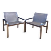 Set of armchairs by Jacques Toussaint & Patrizia Angeloni for Matteo Grassi, 1970s