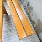 Pair of Charlotte Perriand Les Arcs pine benches