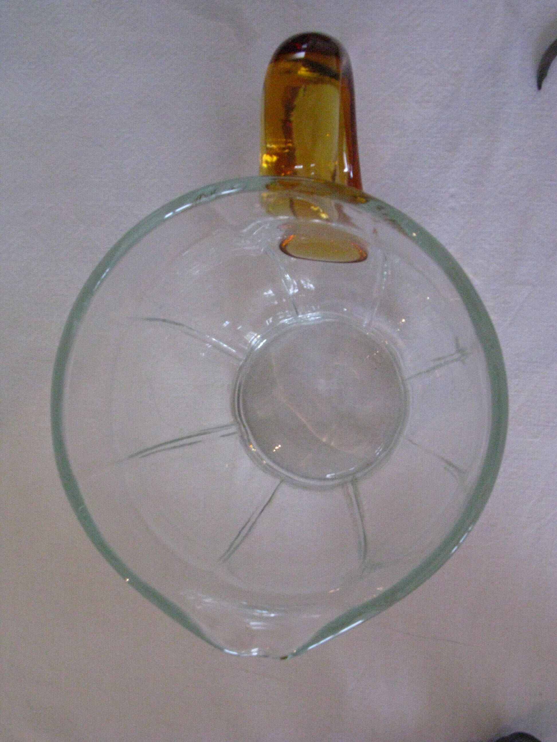 Glass pitcher