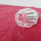 Salt and pepper "CHRISTOFLE" in solid silver in their original box, 1950.